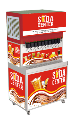 12 flavors soda machine
